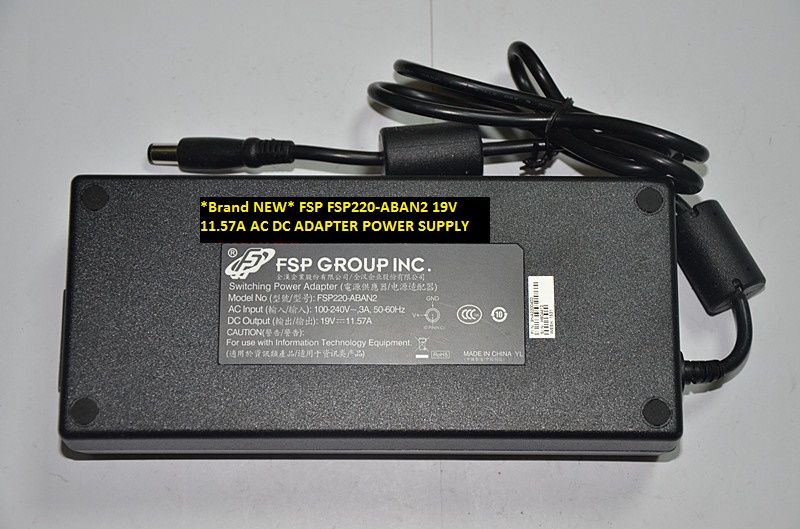 *Brand NEW* 7.4*5.0 FSP FSP220-ABAN2 POWER SUPPLY 19V 11.57A AC DC ADAPTER - Click Image to Close